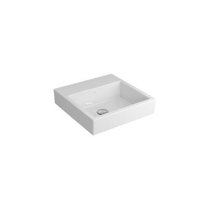 Cuba de Sobrepor Quadrada 42 x 42 cm Com Mesa Branco L.735.17 - Deca
