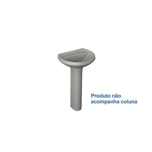 Lavatório 45 x 36 cm Izy Ravena Cinza L.915.87 Deca