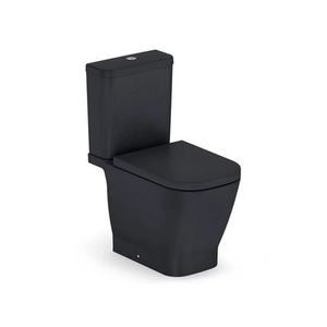 Kit Bacia com Caixa Acoplada e Assento Gap Black Mate