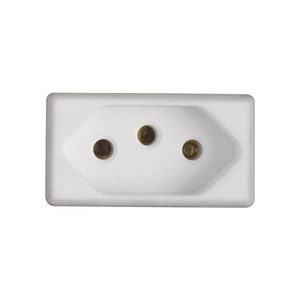 Módulo Tomada 2P+T 20A 250v Branco 57115032 Tramontina