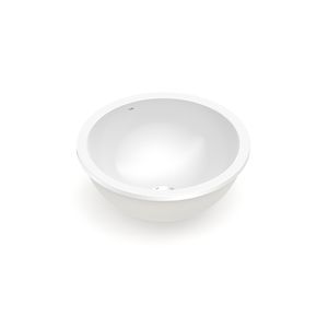 Cuba de Embutir Redonda 36 cm Branco Celite