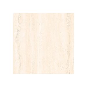 Piso 55 x 55 cm Brilhante Retificado Travertino Bege R55013 Realce Cristofoletti