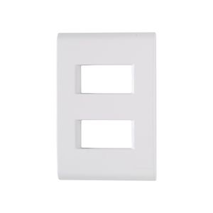 Placa 4x2 2 Postos Afastados Liz Branca 57106006 Tramontina