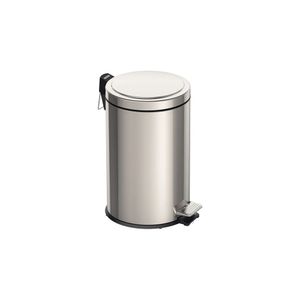 Lixeira Inox 12 Litros com Pedal, Acabamento Polido e Balde Interno 94538/112 - Tramontina