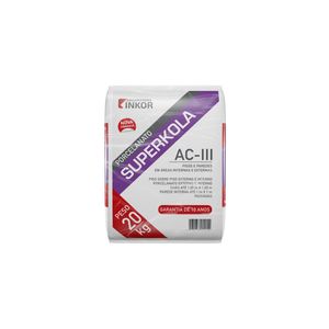 Argamassa AC3 Cinza 20 Kg Superkola Inkor