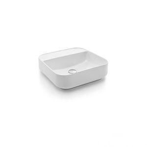 Cuba de Apoio Quadrada 38 x 38 cm Com Mesa Branco QD4 - Docol