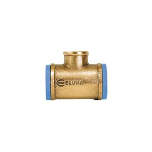 Tê Cobre Azul Elumaplast 25x1/2 EP 10001049 Eluma