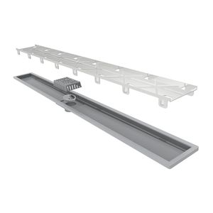 Ralo Linear 90 x 7 cm Tampa Oculta Saída Central - Royal Linear