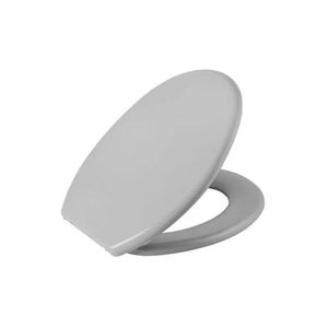 Assento Sanitário Oval Convencional Cinza Claro Almofadado - TPK/AS*CZ2 Astra