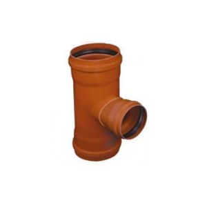 Tê 90º Redução Coletor Esgoto BBB Ocre 250x150mm  28617860 Tigre