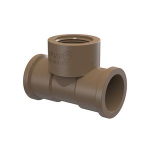 Tê Soldável 25mm x 1/2´ com Rosca na Bolsa Central 35508368 Tigre