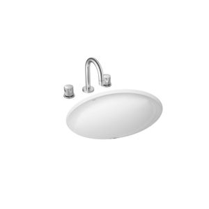Cuba de Embutir Oval 49 x 37 cm Branco L.37.17 Deca
