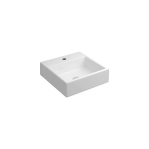 Cuba de Apoio Quadrada 41 x 41 cm Com Mesa Branco L.73.17 - Deca
