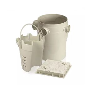 Caixa de Gordura Multipla 100mm com Tampa e Cesto - Amanco