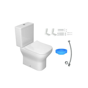 Kit Bacia com Caixa Acoplada e Assento Axis Branco KP.470.17 Deca