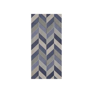 Revestimento 38 x 82 cm Acetinado com Relevo Retificado Zig Blue 101490085 Ceral