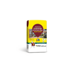 Argamassa Premium Flex Cinza Uso Interno e Externo Quartzolit