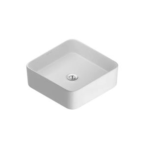 Cuba de Apoio Quadrada 35 x 35 cm Sem Mesa Branco Vox Lite - Kohler