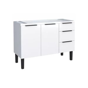 Gabinete de Cozinha em Aço 1,20 Metros Jupiter Cinza - Cozimax