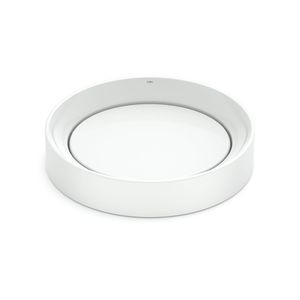 Cuba de Apoio Oval 45 x 40 cm Sem Mesa Branco Design D5 - Celite