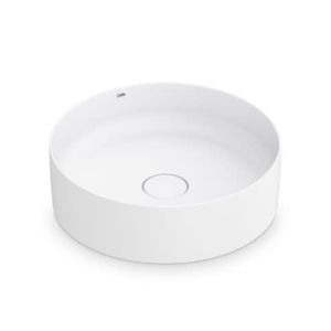 Cuba de Apoio Redonda 39 cm Sem Mesa Branco Slim - Celite