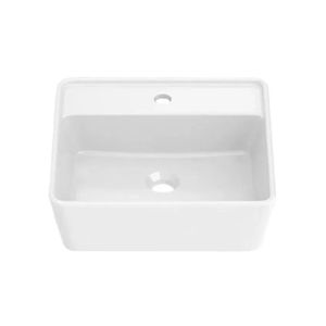 Cuba de Apoio Quadrada 42 x 42 cm Com Mesa Branco Optica CQ42 - Roca
