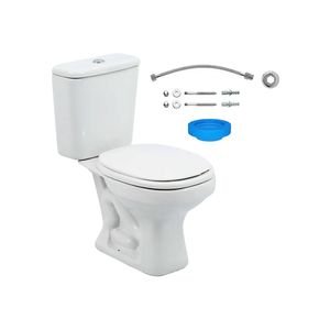 Kit Bacia com Caixa Acoplada e Assento Aspen Branco KP.750.17 Deca