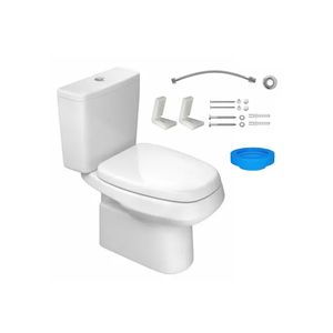Kit Bacia com Caixa Acoplada e Assento Monte Carlo Branco KP.808.17 Deca