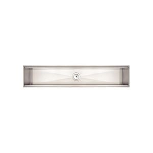 Canal Organizador 90 cm em Aço Inox de Sobrepor com Acabamento Scotch Brite 94534002 Tramontina