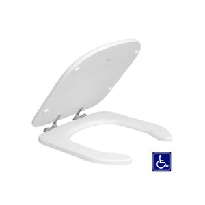 Assento Sanitário Vogue Plus Conforto Acessibilidade Com Abertura Frontal Branco - AP.52.17 Deca