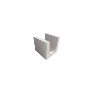 1/2 (Meio) Canaleta de Cimento 14 x 19 x 19 cm