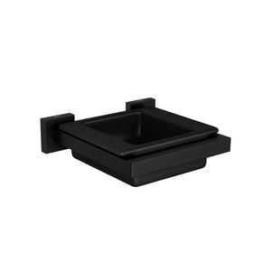 Saboneteira em Louça Quadratta Black Matte 2011.BL83.MT