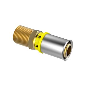 Adaptador Fixo Macho Alpex Gás 16mm x 1/2´ Amanco