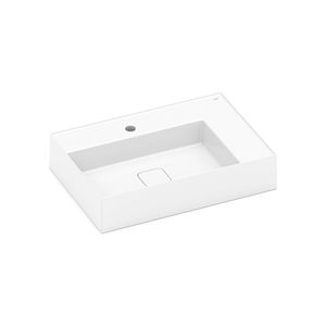 Cuba de Apoio Retangular 62 x 43 cm Com Mesa Branco Platinum P8 - Incepa