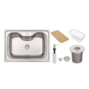 Cuba Inox 69x49x20cm de Sobrepor Morgana com Acabamento Acetinado 93806092 Tramontina