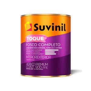Tinta Branco Neve 900 ml Suvinil Toque Fosco Completo