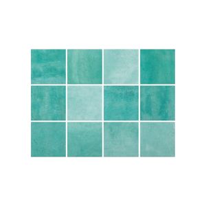 Revestimento Pastilha 10 x 10 cm Brilhante Noronha Jade Mesch Telado Eliane