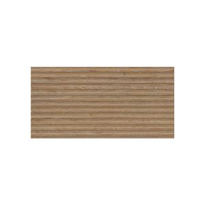 Porcelanato 1,13 mts x 56 cm Acetinado Retificado Ripado Freijo Savane