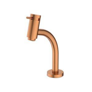 Torneira Bica Baixa para Banheiro Basic Red Gold Matte - Celite