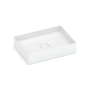 Cuba de Apoio Retangular 51 x 36 cm Sem Mesa Branco Terra T6 - Incepa