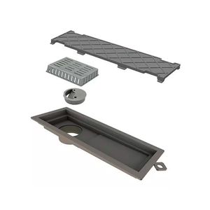 Ralo Linear 25 x 7 cm Tampa Oculta Saída Lateral - Novii Linear
