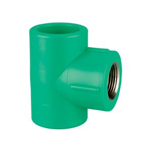 Tê com Rosca Central Fêmea PPR 32 mm x 3/4´ Amanco
