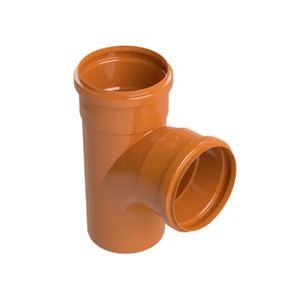 Tê 90º Coletor Ocre Ponta Bolsa 150x150mm Sem Anel Amanco