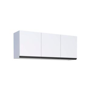 Armário Aéreo em Aço 1,45 Metros Gaia Branco - Cozimax