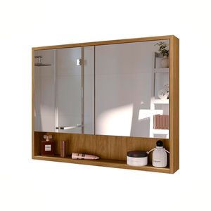 Espelheira em MDF 77 cm Danubio Jequitiba - Cozimax