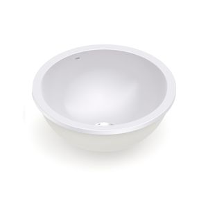 Cuba de Embutir Redonda 36 cm Cinza Claro Celite
