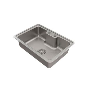 Cuba Inox 64x44x20cm de Sobrepor ou Embutir Massima com Acabamento Acetinado Docol