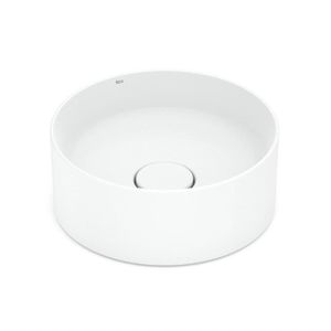 Cuba de Apoio Redonda 30 cm Sem Mesa Branco Terra T1 - Roca