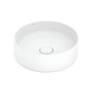 Cuba de Apoio Redonda 39 cm Sem Mesa Branco Terra T2 - Roca