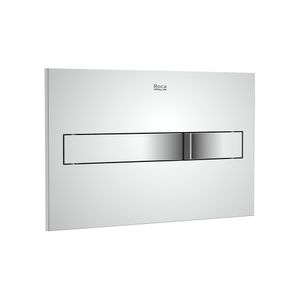 Placa de Acionamento Dual PL2 Cromado Roca